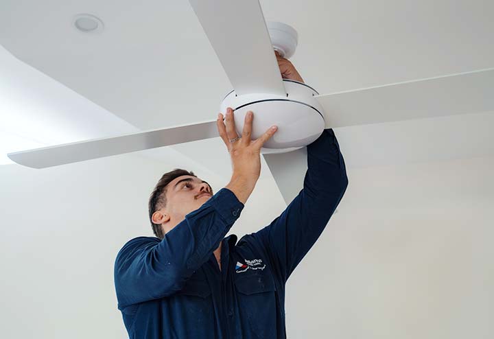 ceiling fan install